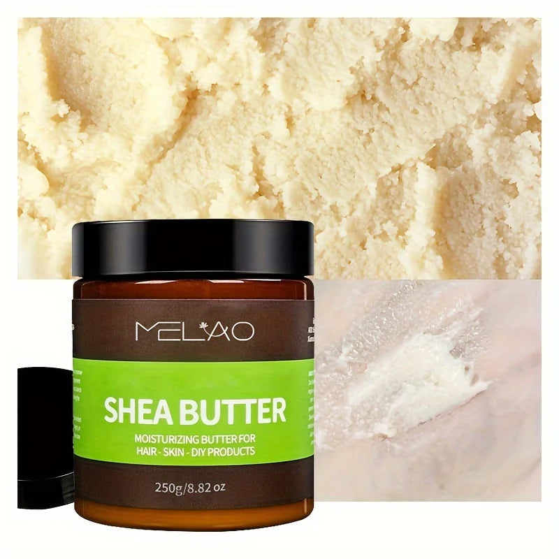 MELAO Organic Shea Butter for Body & Face Organic , 100% Raw & Unrefined to Soften, Smooth & Boost Radiance - Moyo Elikia