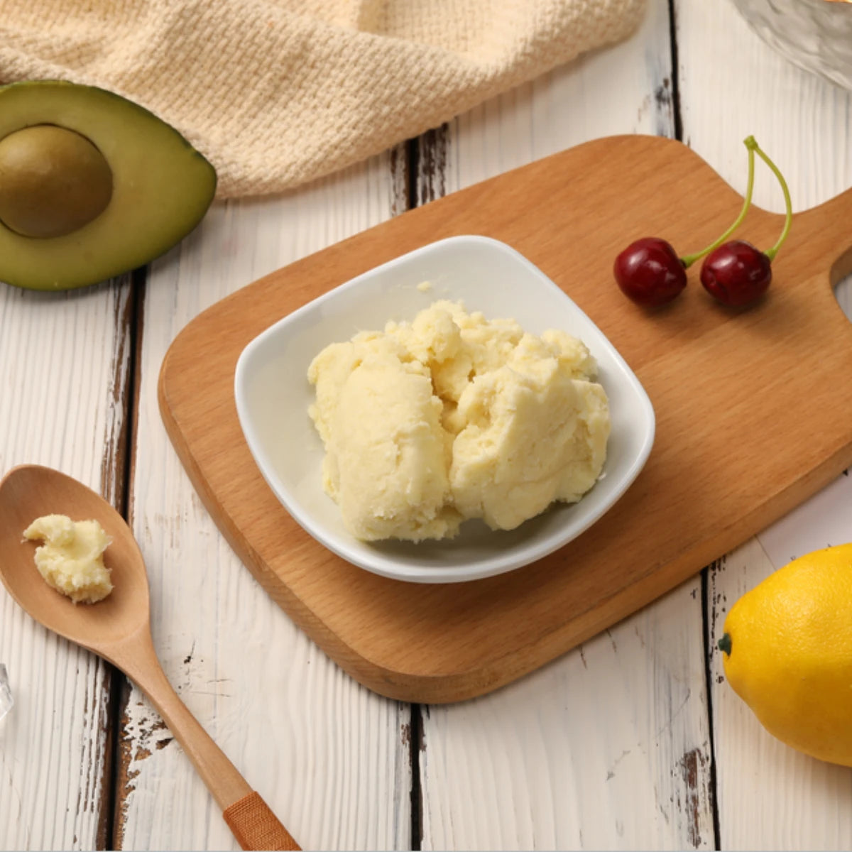 100g CHUMOLEE Natural Organic Unrefined Shea Butter Raw Plant Essential Oil Nourishing Skin Care Cosmetics Raw Body Cream - Moyo Elikia