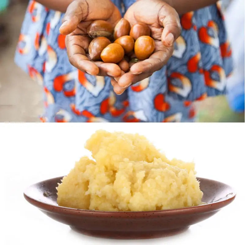 100g CHUMOLEE Natural Organic Unrefined Shea Butter Raw Plant Essential Oil Nourishing Skin Care Cosmetics Raw Body Cream - Moyo Elikia