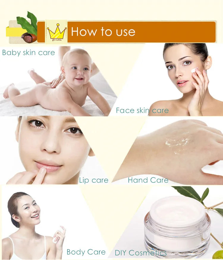 Dimollaure Unrefined Organic Shea Butter Oil 100g Moisturizing Nourishing Body Oil Cosmetics Raw - Moyo Elikia