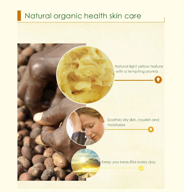 Dimollaure Unrefined Organic Shea Butter Oil 100g Moisturizing Nourishing Body Oil Cosmetics Raw - Moyo Elikia