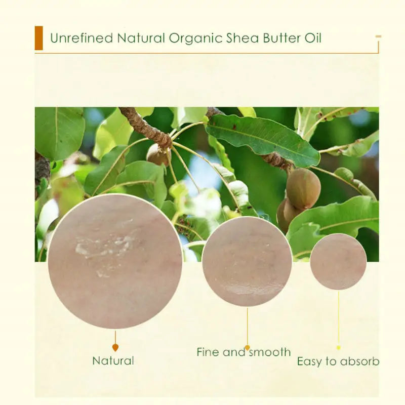 100g CHUMOLEE Natural Organic Unrefined Shea Butter Raw Plant Essential Oil Nourishing Skin Care Cosmetics Raw Body Cream - Moyo Elikia