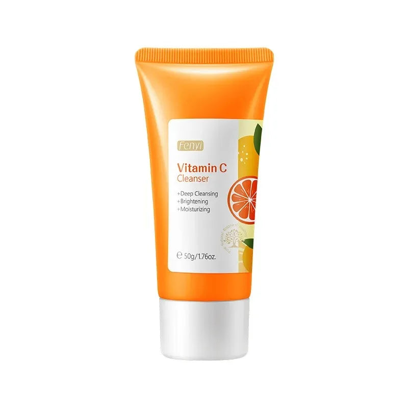 Vitamin C Facial Cleanser Skin Deep Cleansing Moisturizing Blackhead Removal skincare Face Wash Foam Face Cleanser Skin Care - Moyo Elikia