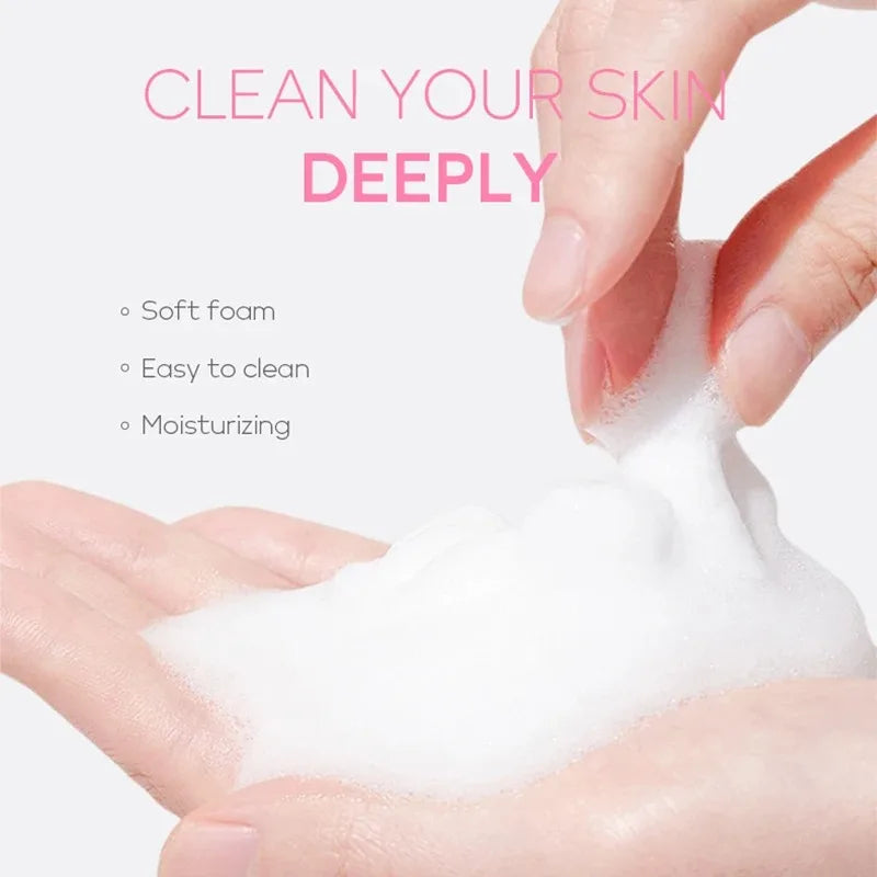 Vitamin C Facial Cleanser Skin Deep Cleansing Moisturizing Blackhead Removal skincare Face Wash Foam Face Cleanser Skin Care - Moyo Elikia