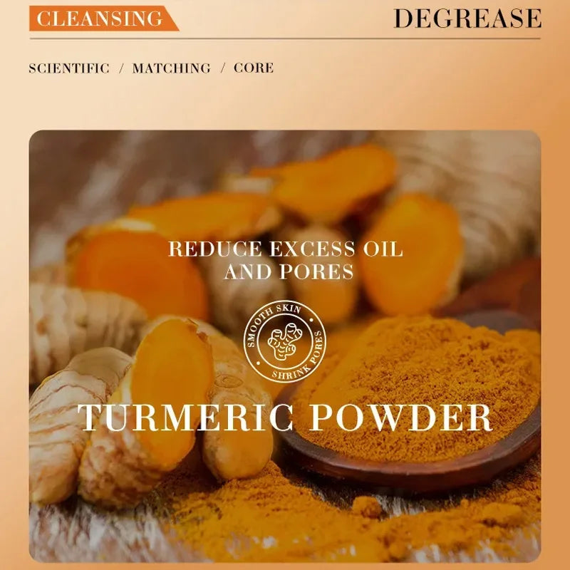 Natural Turmeric Soap Body Cleaning Lightening Dark Underarm Leg Bath Cleansers Brightening Face Soap Tender Skin Care Beauty - Moyo Elikia