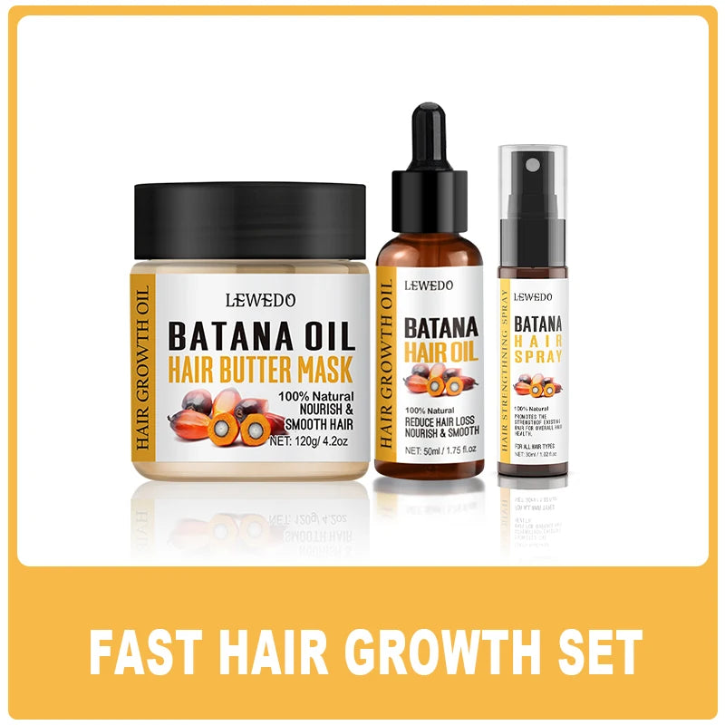 Fast Hair Growth Oil Africa Crazy Traction Alopecia batana Hair Mask Anti Hair Break Hair Strengthener Hair Loss Treatment Spray - Moyo Elikia
