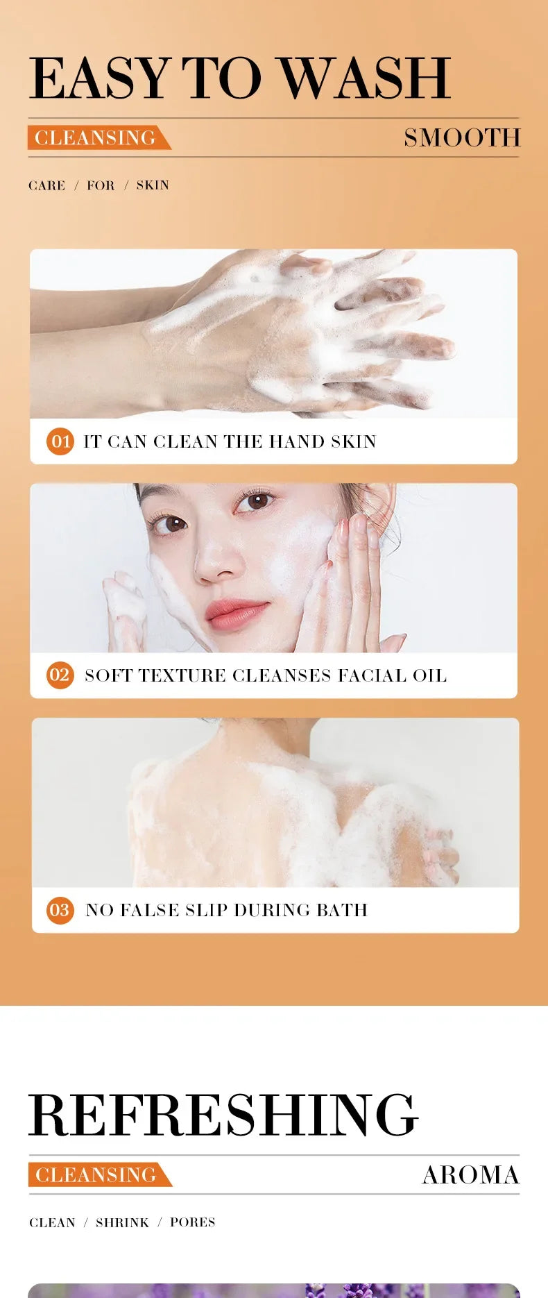 Natural Turmeric Soap Body Cleaning Lightening Dark Underarm Leg Bath Cleansers Brightening Face Soap Tender Skin Care Beauty - Moyo Elikia