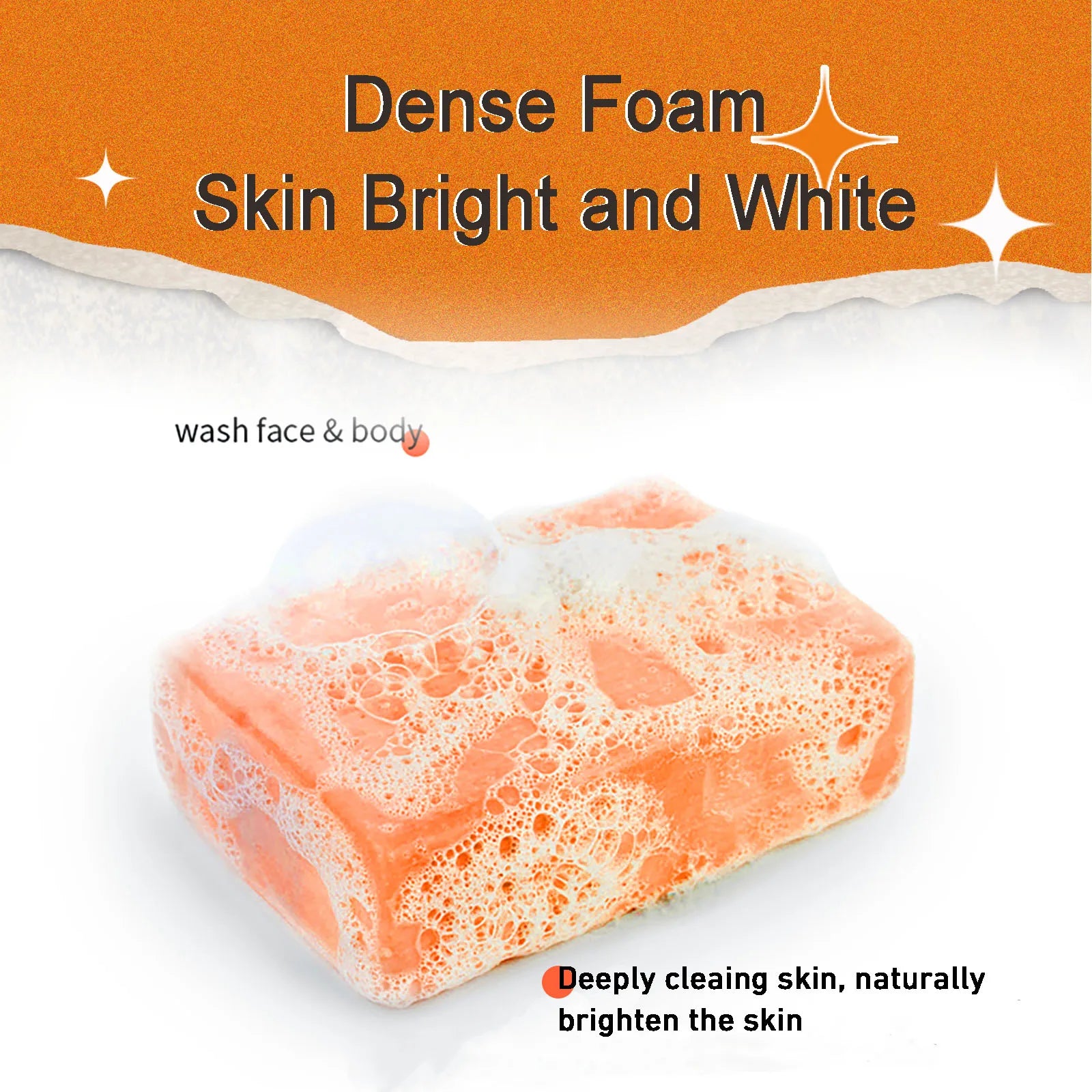 AILKE Skin Whitening Handmade Soap -Organic Papaya Soap For Black Spots, Clean Stains, Improves Dull Skin, Face & Body & Hands - Moyo Elikia