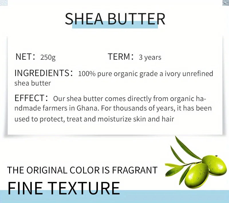 MELAO Organic Shea Butter for Body & Face Organic , 100% Raw & Unrefined to Soften, Smooth & Boost Radiance - Moyo Elikia