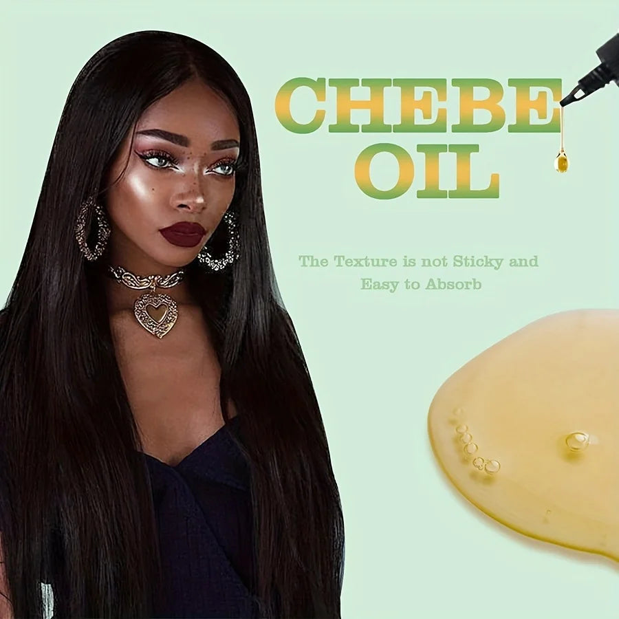 GZE Chebe Hair Oil Made with Chebe Powder - African Chebe Oil for Hair Thickens & Strengthens, Itchy Scalp Relief - Moyo Elikia