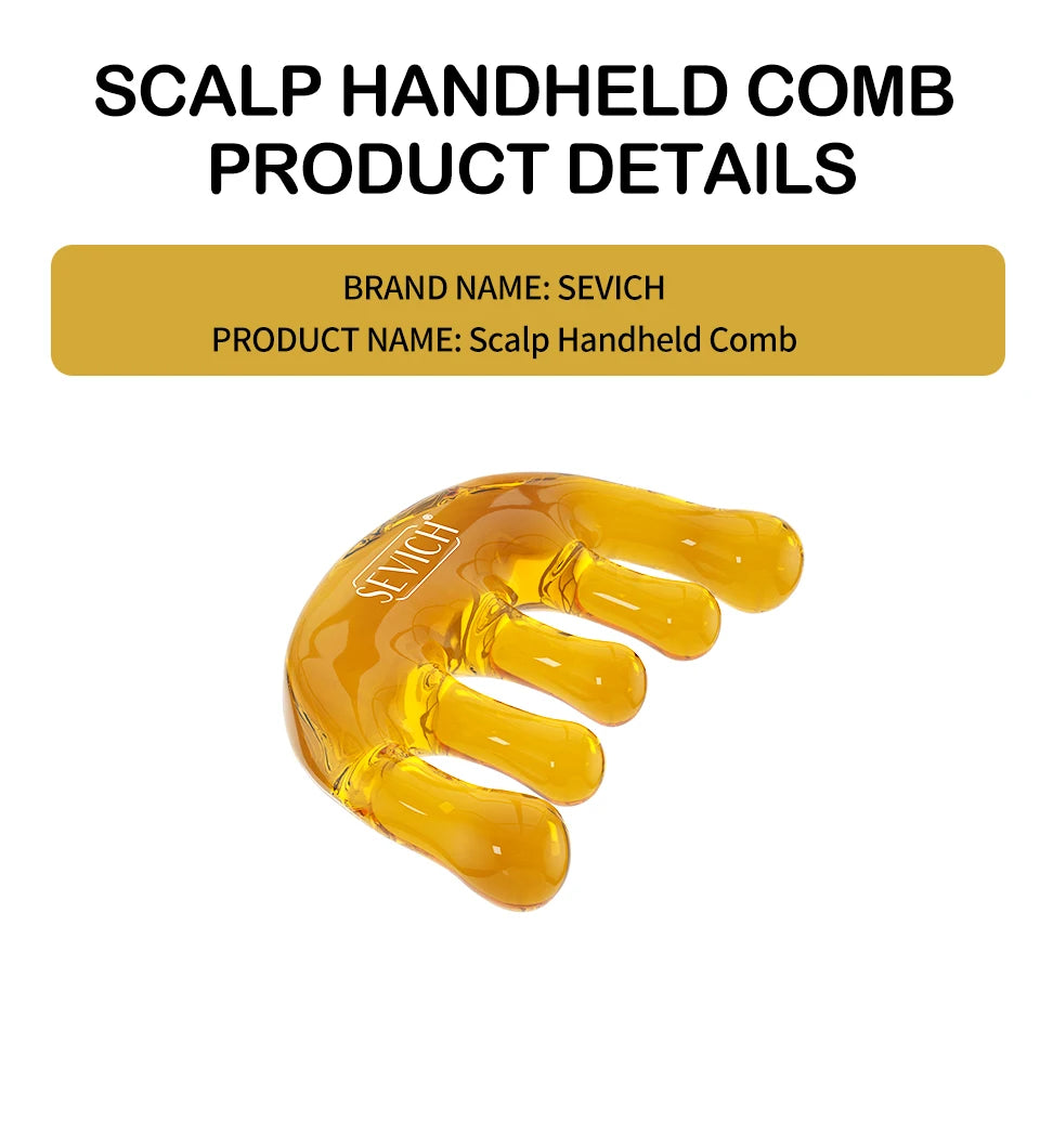 SEVICH Chebe Fast Hair Growth Oil And Scalp Massager Comb Tool Set Karkar Oil Scalp Hair Strengthening Serum Hair Growth Product - Moyo Elikia