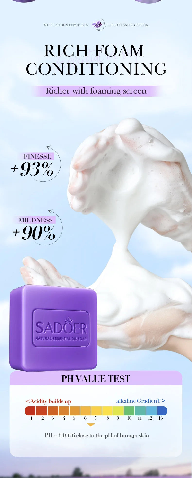 Lavender Essential Oil Soap Turmeric Kojic Acid Handmade Glutathione Skin Whitening Lightening Soaps African Black Sabonia Bar - Moyo Elikia