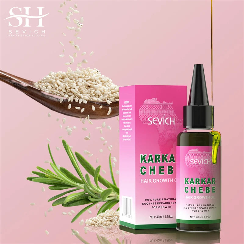 100% Pure Natural Karkar Chebe Oil Batana Butter Hair Growth Oil Rosemary Repair Damaged Hair Treatment Oil Anti-Hair Loss Care - Moyo Elikia