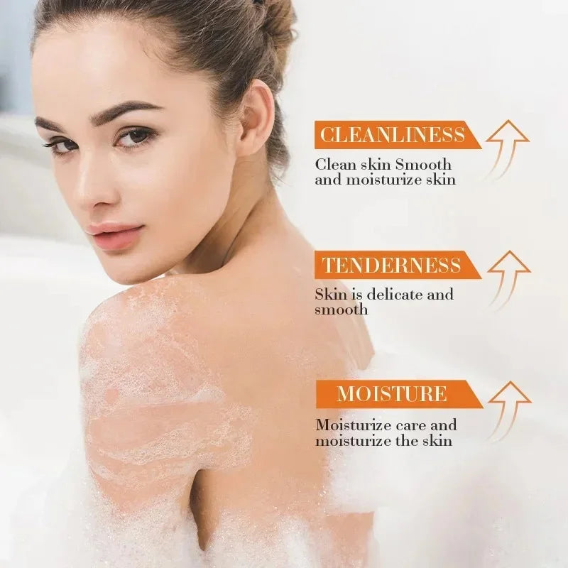 Natural Turmeric Soap Body Cleaning Lightening Dark Underarm Leg Bath Cleansers Brightening Face Soap Tender Skin Care Beauty - Moyo Elikia