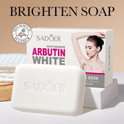 1/2/3pcs SADOER Arbutin Facial Soap Moisturizing Skin WhiteningDeep Cleansing Body Face Wash Foam Facial Cleanser Handmade Soap - Moyo Elikia
