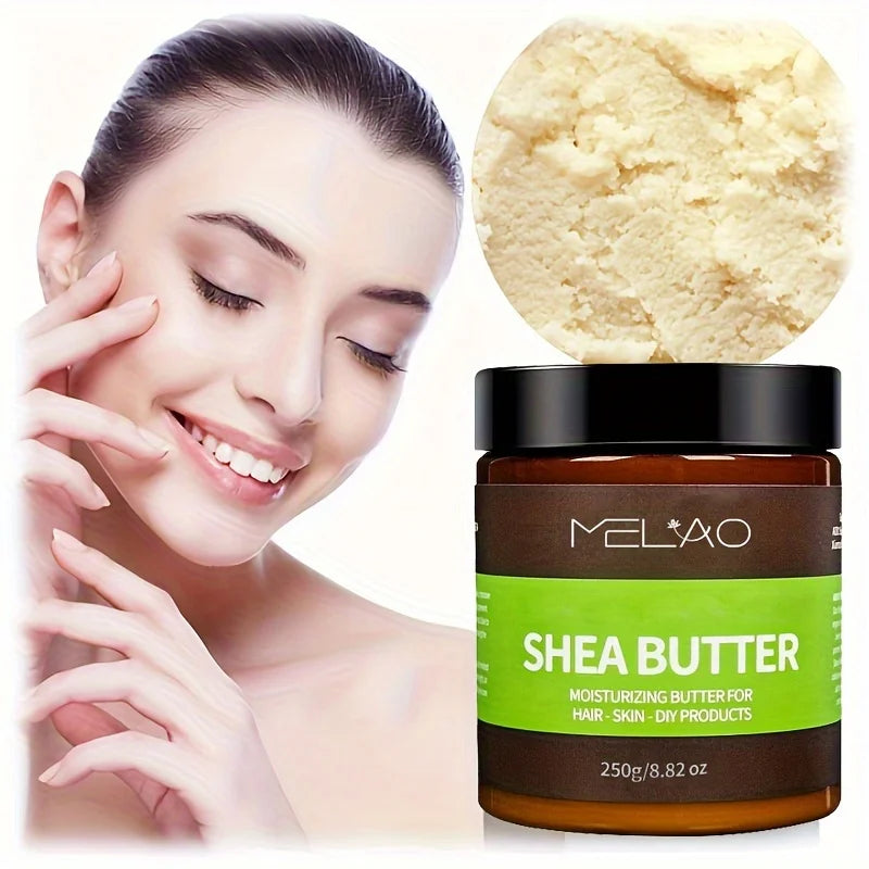 MELAO Organic Shea Butter for Body & Face Organic , 100% Raw & Unrefined to Soften, Smooth & Boost Radiance - Moyo Elikia