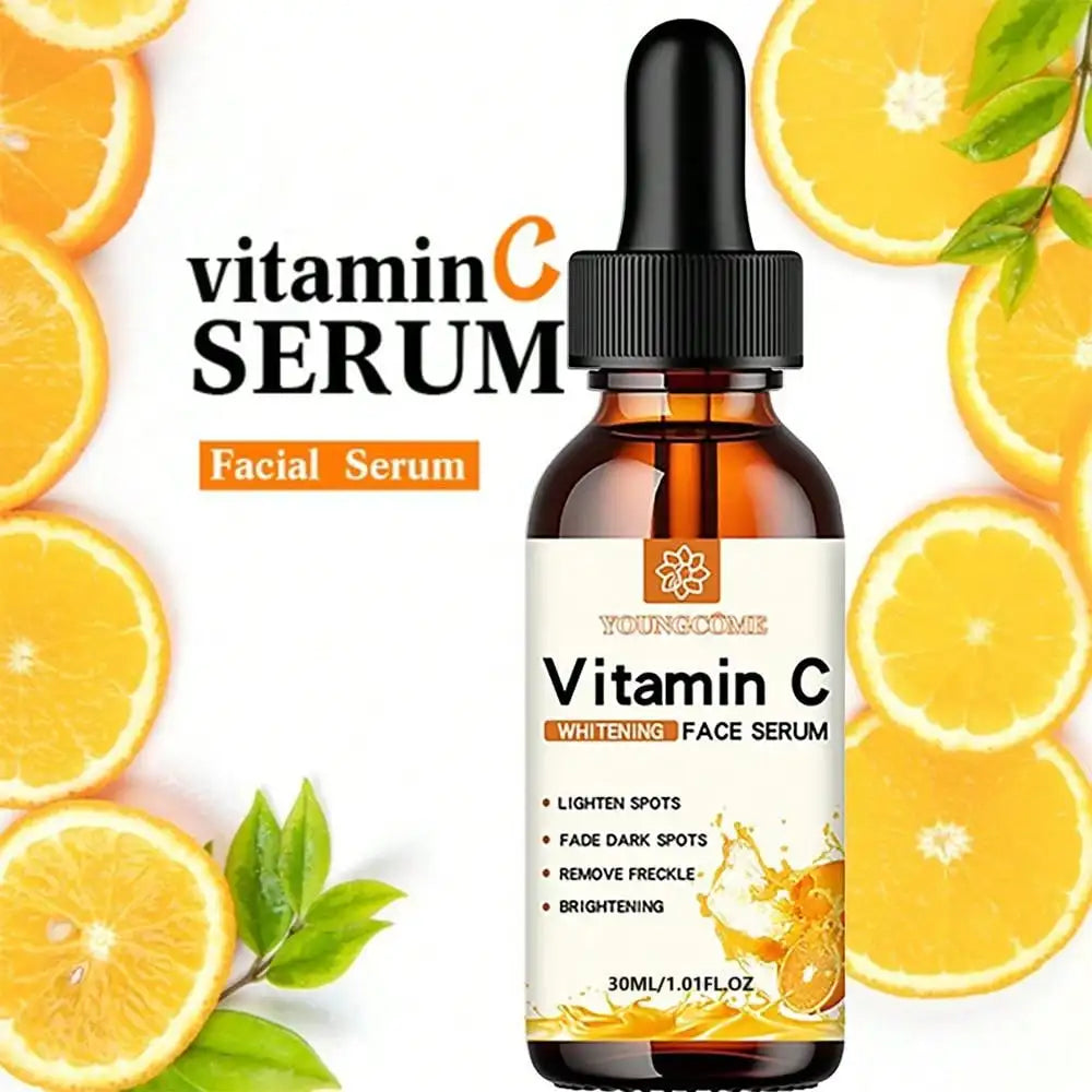 Vitamin C Facial Essence Contains Hyaluronic Acid Dark Spot Remover Moisturizing Repair Anti-aging Essence Facial Skin Care 30ml - Moyo Elikia