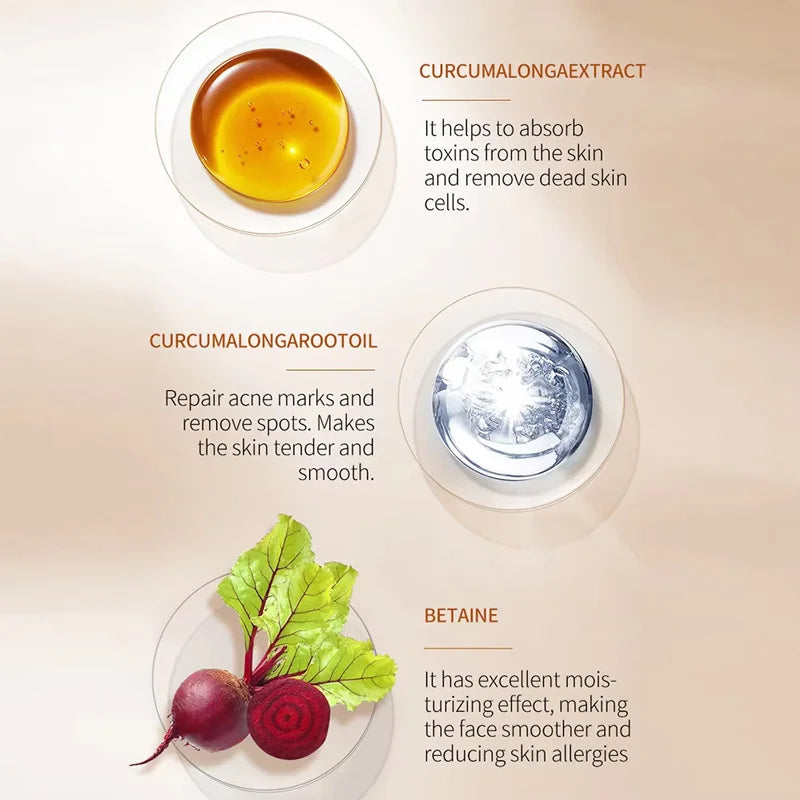 Turmeric Whitening Face Cream Wrinkle Removal Lighten Fine Lines Makes Skin Look More Youthful Birghten Moisturize Facial Care - Moyo Elikia