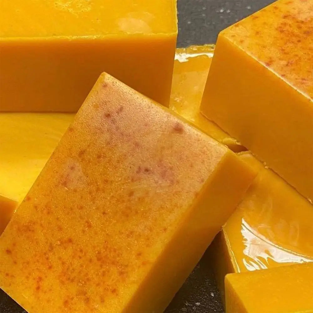 body soap bar Brightening Lemon Turmeric Soap Body Cleaning Lightening Dark Underarm Leg Body Cleansers Brightening Face Soap - Moyo Elikia