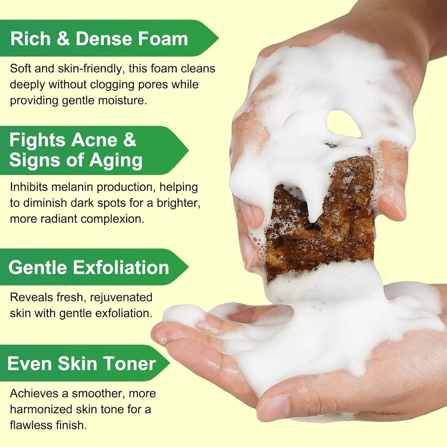 Organic African Black Soap, African Soap for Acne & Dark Spots, Raw Black Soap Bar for All Skin Types Face, Body, Hair, 3.53 oz - Moyo Elikia
