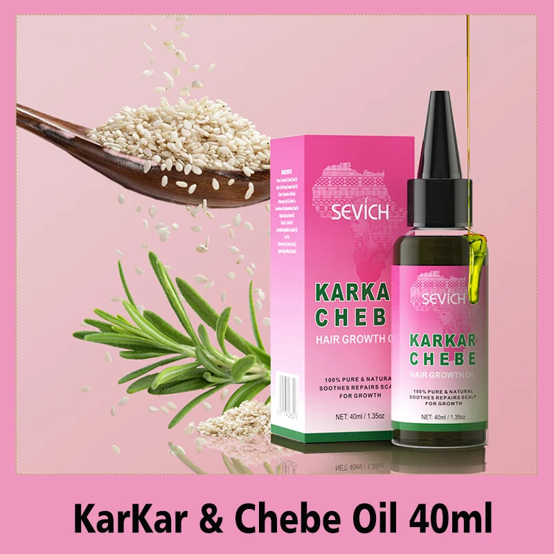 100% Pure Natural Karkar Chebe Oil Batana Butter Hair Growth Oil Rosemary Repair Damaged Hair Treatment Oil Anti-Hair Loss Care - Moyo Elikia