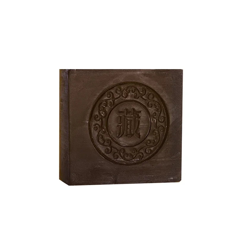Tibetan Ancient Soap Black Soap Handmade Soap Face Clean Anti-Acne Remove Blackheads Chinese Herbal Soap with Cordyceps Sinensis - Moyo Elikia