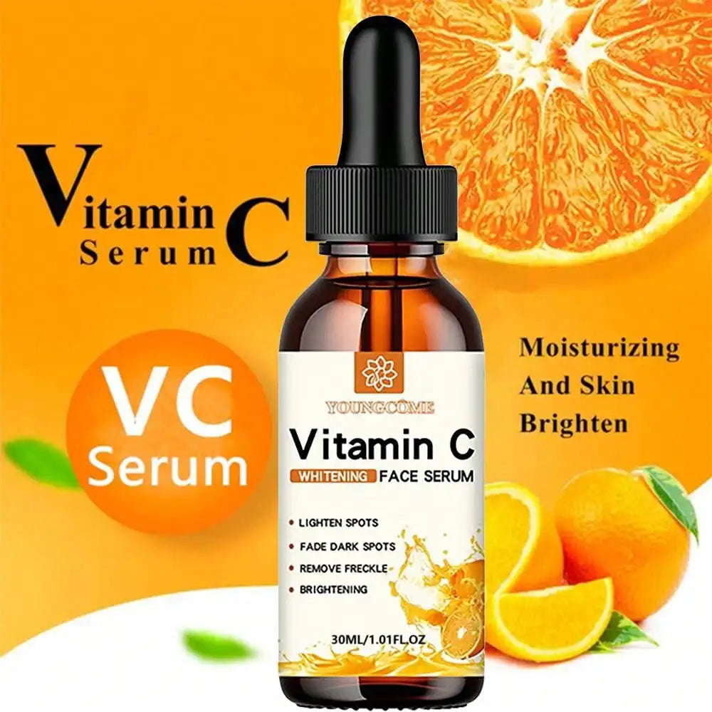 Vitamin C Facial Essence Contains Hyaluronic Acid Dark Spot Remover Moisturizing Repair Anti-aging Essence Facial Skin Care 30ml - Moyo Elikia