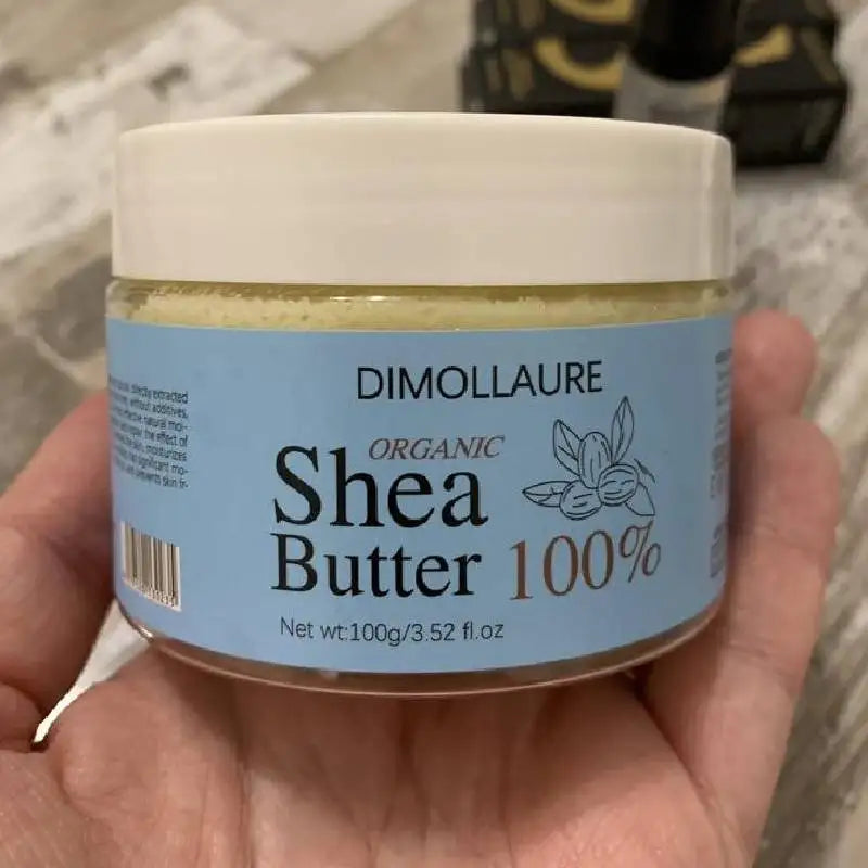Dimollaure Shea Butter Oil Organic Unrefined 100g, Moisturizing Nourishing Softening Body Oil Skin Streaming Products - Moyo Elikia