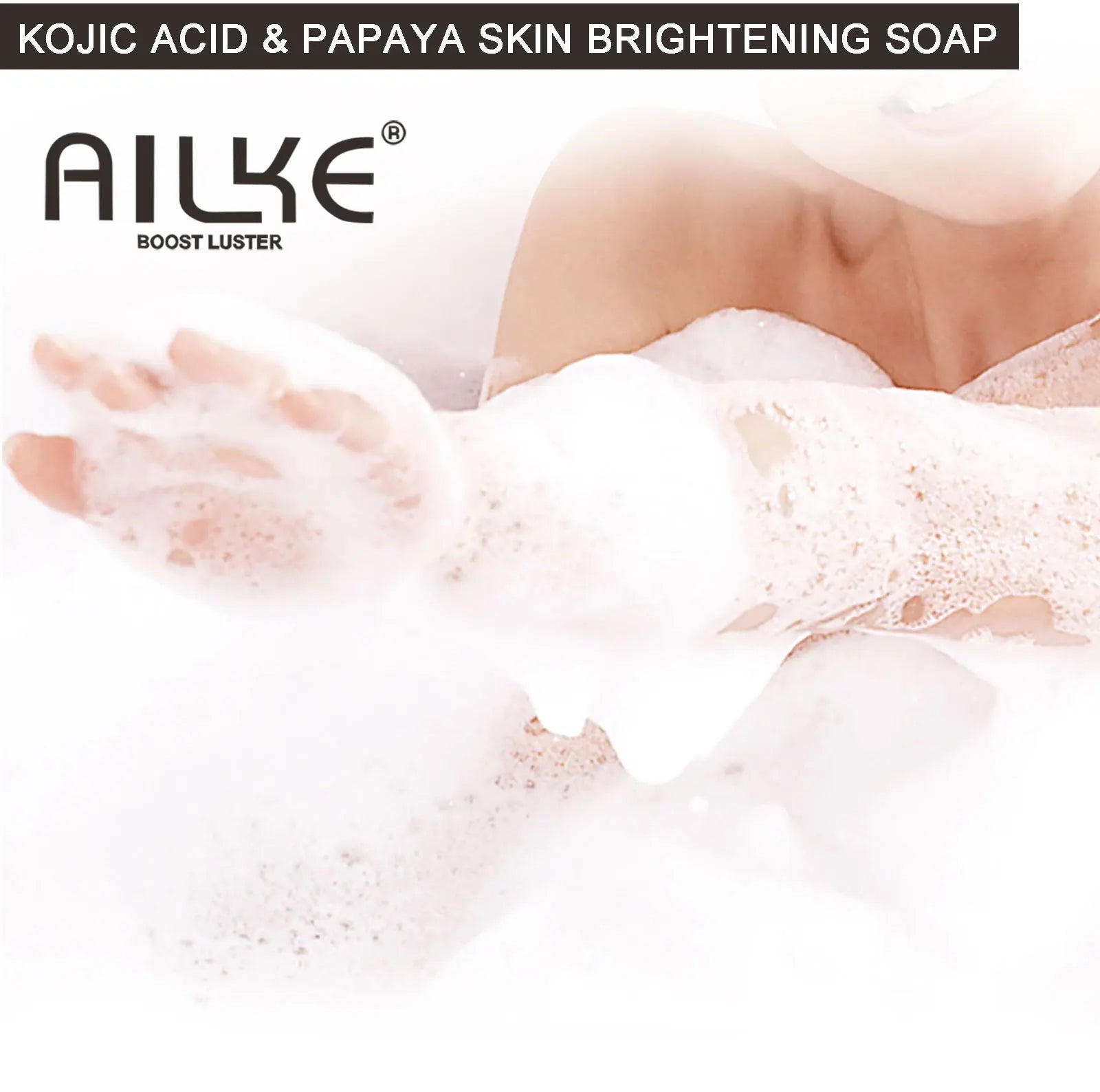 AILKE Skin Whitening Handmade Soap -Organic Papaya Soap For Black Spots, Clean Stains, Improves Dull Skin, Face & Body & Hands - Moyo Elikia