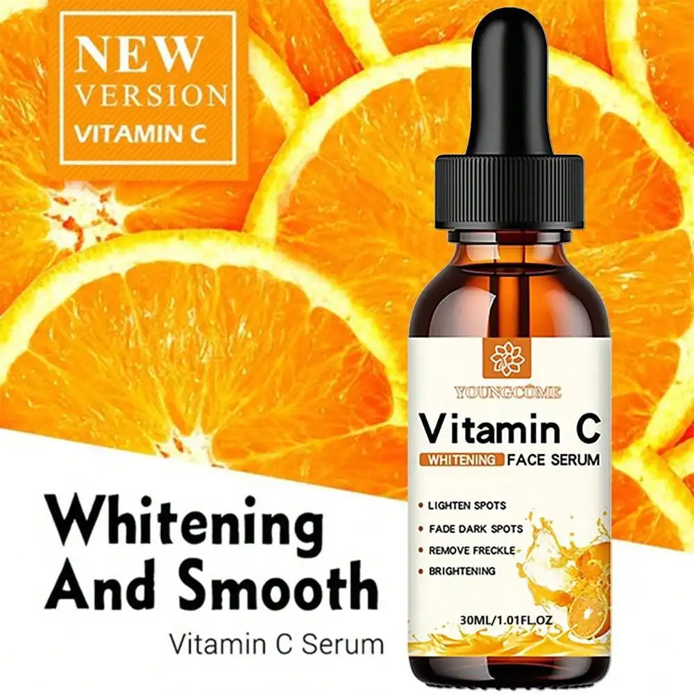 Vitamin C Facial Essence Contains Hyaluronic Acid Dark Spot Remover Moisturizing Repair Anti-aging Essence Facial Skin Care 30ml - Moyo Elikia