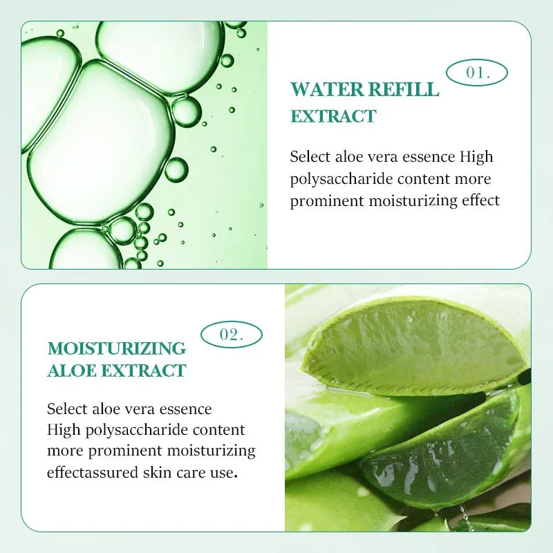 SADOER Aloe Facial Soap Face Wash Foam Facial Cleanser Moisturizing Firming Hydrating Oil Control Body Bathing Handmade Soap - Moyo Elikia