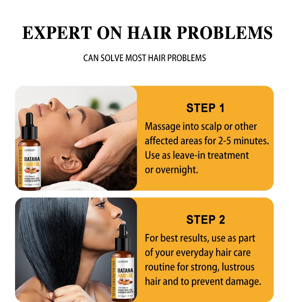 Fast Hair Growth Oil Africa Crazy Traction Alopecia batana Hair Mask Anti Hair Break Hair Strengthener Hair Loss Treatment Spray - Moyo Elikia