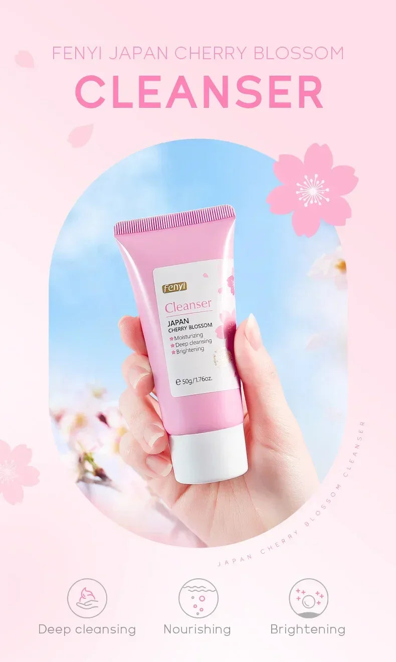 Vitamin C Facial Cleanser Skin Deep Cleansing Moisturizing Blackhead Removal skincare Face Wash Foam Face Cleanser Skin Care - Moyo Elikia
