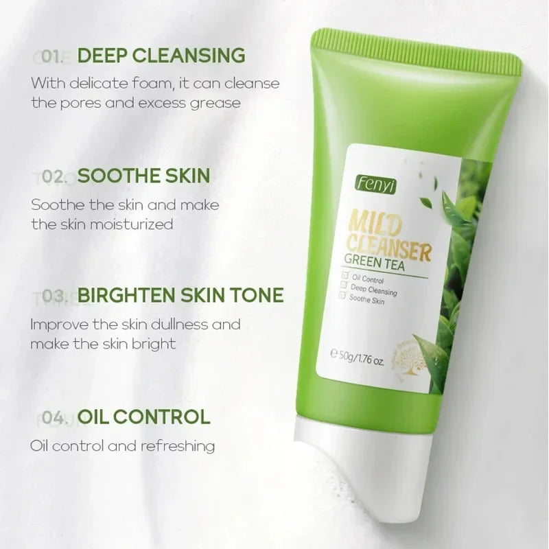 Vitamin C Facial Cleanser Skin Deep Cleansing Moisturizing Blackhead Removal skincare Face Wash Foam Face Cleanser Skin Care - Moyo Elikia
