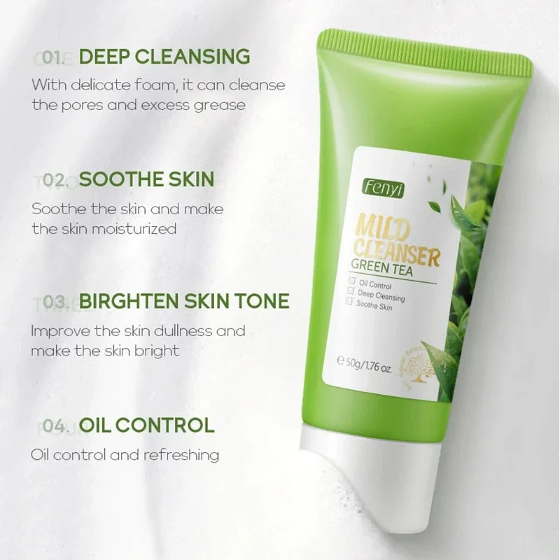 Vitamin C Facial Cleanser Skin Deep Cleansing Moisturizing Blackhead Removal skincare Face Wash Foam Face Cleanser Skin Care - Moyo Elikia