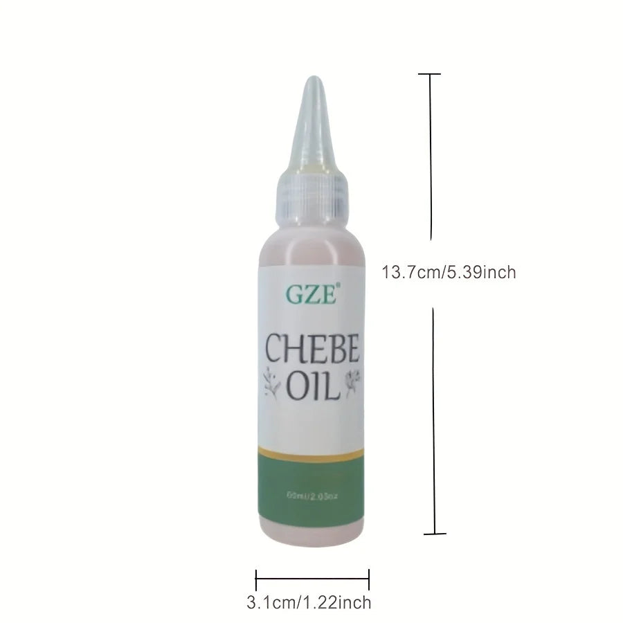 GZE Chebe Hair Oil Made with Chebe Powder - African Chebe Oil for Hair Thickens & Strengthens, Itchy Scalp Relief - Moyo Elikia
