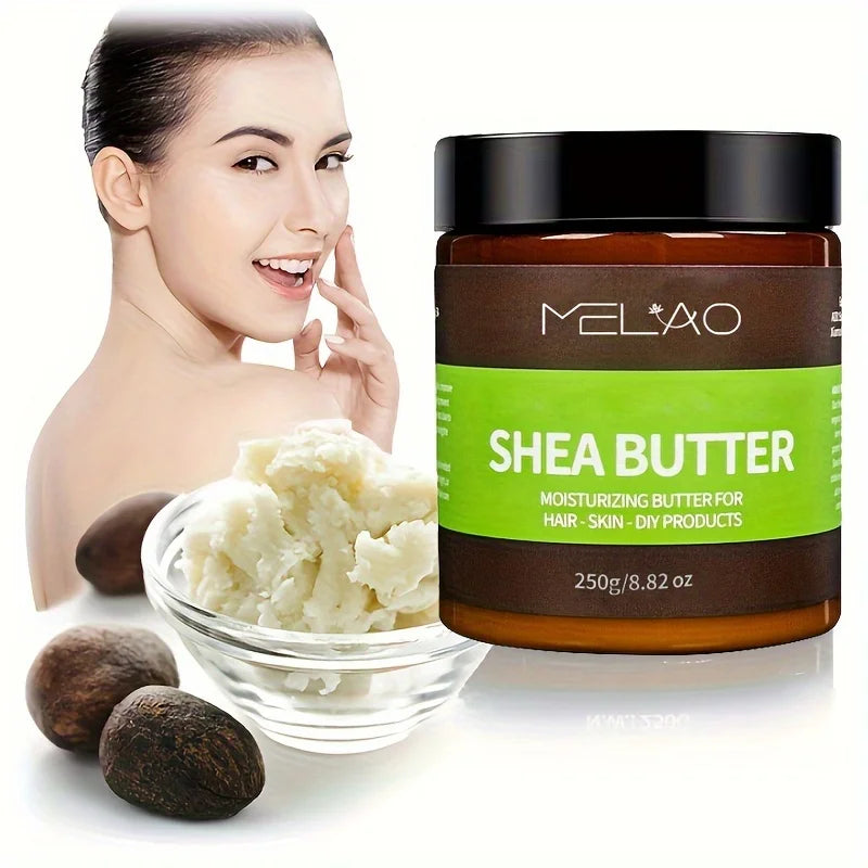 MELAO Organic Shea Butter for Body & Face Organic , 100% Raw & Unrefined to Soften, Smooth & Boost Radiance - Moyo Elikia