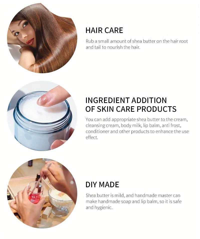 MELAO Organic Shea Butter for Body & Face Organic , 100% Raw & Unrefined to Soften, Smooth & Boost Radiance - Moyo Elikia
