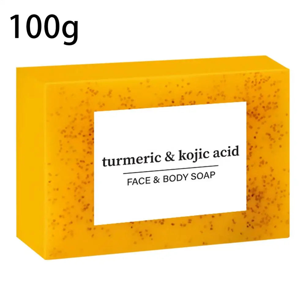 body soap bar Brightening Lemon Turmeric Soap Body Cleaning Lightening Dark Underarm Leg Body Cleansers Brightening Face Soap - Moyo Elikia