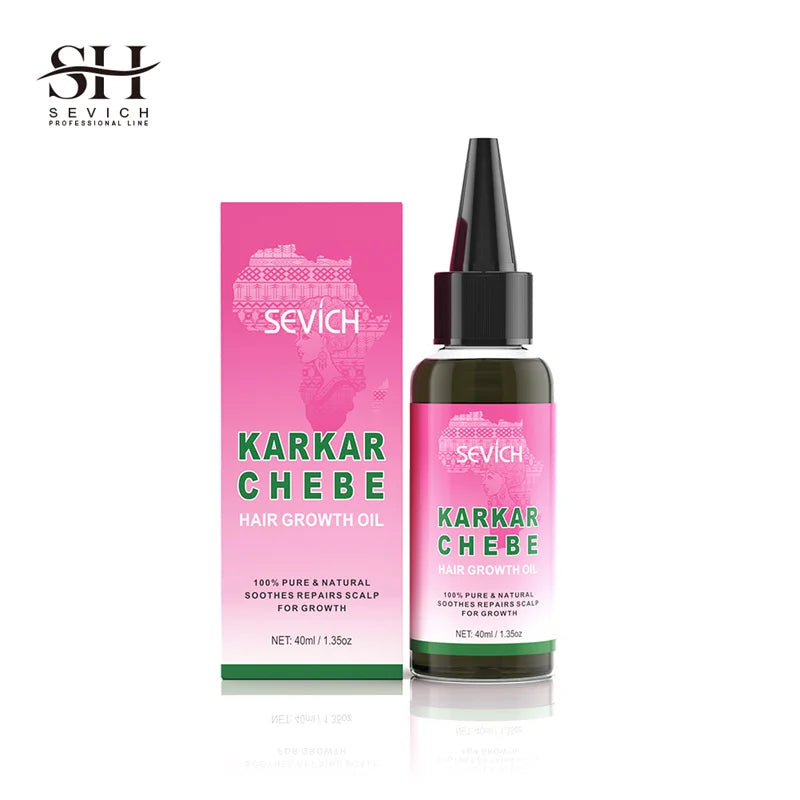 Chebe Fast Hair Growth Sevich Traction Alopecia Hair Karkar Oil Anti Hair Break Hair Strengthen Hair Loss Care Repair Damage - Moyo Elikia